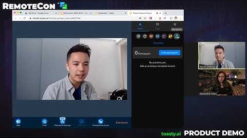 Toasty - Product Demo - RemoteCon
