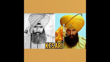 Drawing of Akshay kumar | KESARI MOVIE | Pencilwork | Step by step