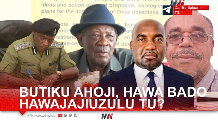 BUTIKU ASHANGAA IGP, WAZIRI MASAUNI NA MKURUGENZI WA USALAMA WA TAIFA KUTOJIUZULU SAKATA LA UTEKAJI