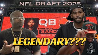 Shedeur Sanders gets drafted to Cleveland Browns while on the phone with Travis Hunter, NFL DRAFT