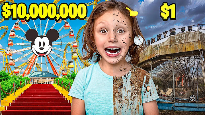 $1 vs $10,000,000 Amusement Park! Overcoming Fear!