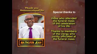Mathurin Jean Thank You