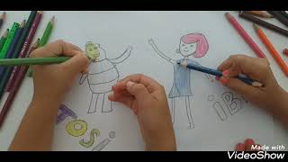 İbi çizimi-ibi tosi çizimi-trt çocuk karakterleri-ibi boyama-ibi nasıl çizilir