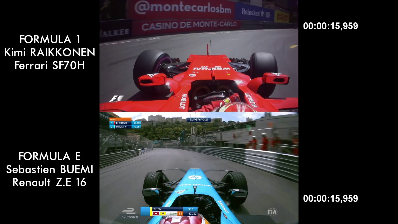 Formula 1 vs Formula E (2017 edition) - YouTube