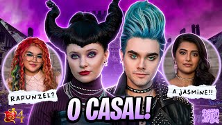 DESCENDENTES 4: HADES E MALÉVOLA JUNTOS!! 😱 Jasmine, Aladdin e Rapunzel confirmados - Novidades