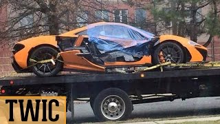 A mclaren p1 crash, laferrari being kept in living room, an aventador
on fire miami, justin bieber and more! ►previous twic: https://yo...