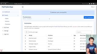 Shopify GraphQL API + Laravel | Sync Customers in Database