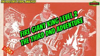 Dungeons and Dragons DnD Hall of the Fire Giant King G3 1978 Review and Walkthrough Level 2