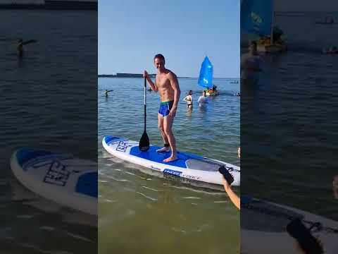 SUP- доска на Балтийском море