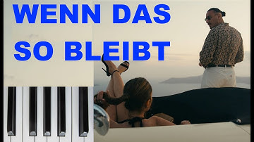 🌟Apache 207 🌟 Wenn das so bleibt 🌟 Piano Instrumental Cover 🌟