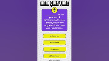 HRM Multiple Choice Questions: Test Your Knowledge! #hrm #humanresourcemanagement