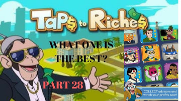 Taps to Riches WHAT ADVISERS ARE THE BEST? (Part 27)