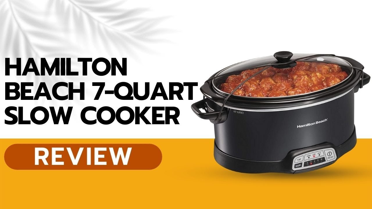 Hamilton Beach Stay or Go® Programmable 7 Qt. Slow Cooker with Party Dipper  - 33477FG