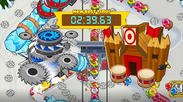 Bloons TD 6 Race Tutorial "Downhill Avalanche" in 2:39 (No Lives Lost)