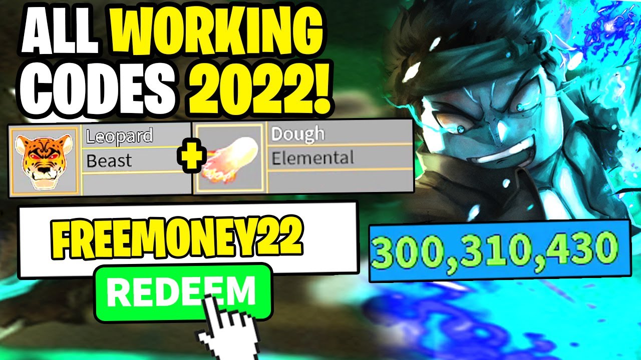 NEW CODE* ALL WORKING CODES FOR BLOX FRUITS 2022! ROBLOX BLOX