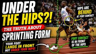 Your Foot Should NOT Land Under Your Hips When Sprinting #howtorunfaster