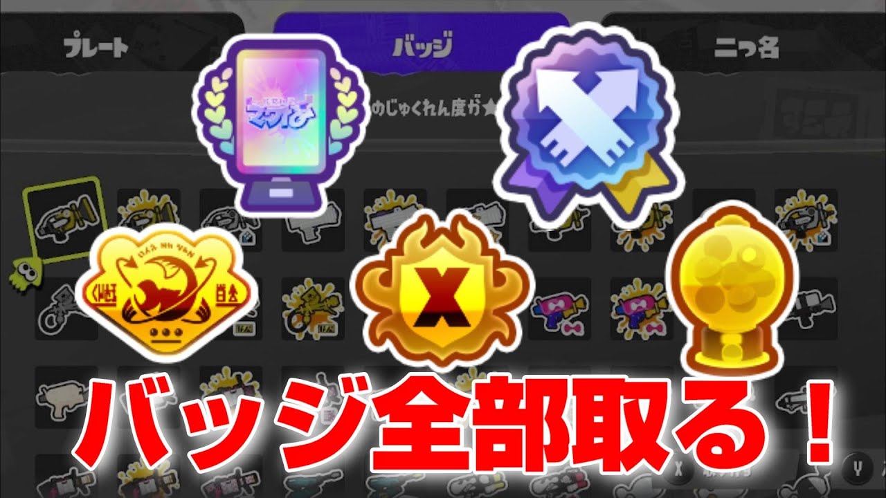 I can't stop until I've collected all the badges! [Splatoon 3