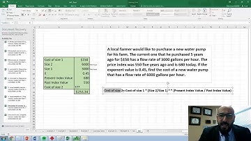Power Sizing Model & Price Index