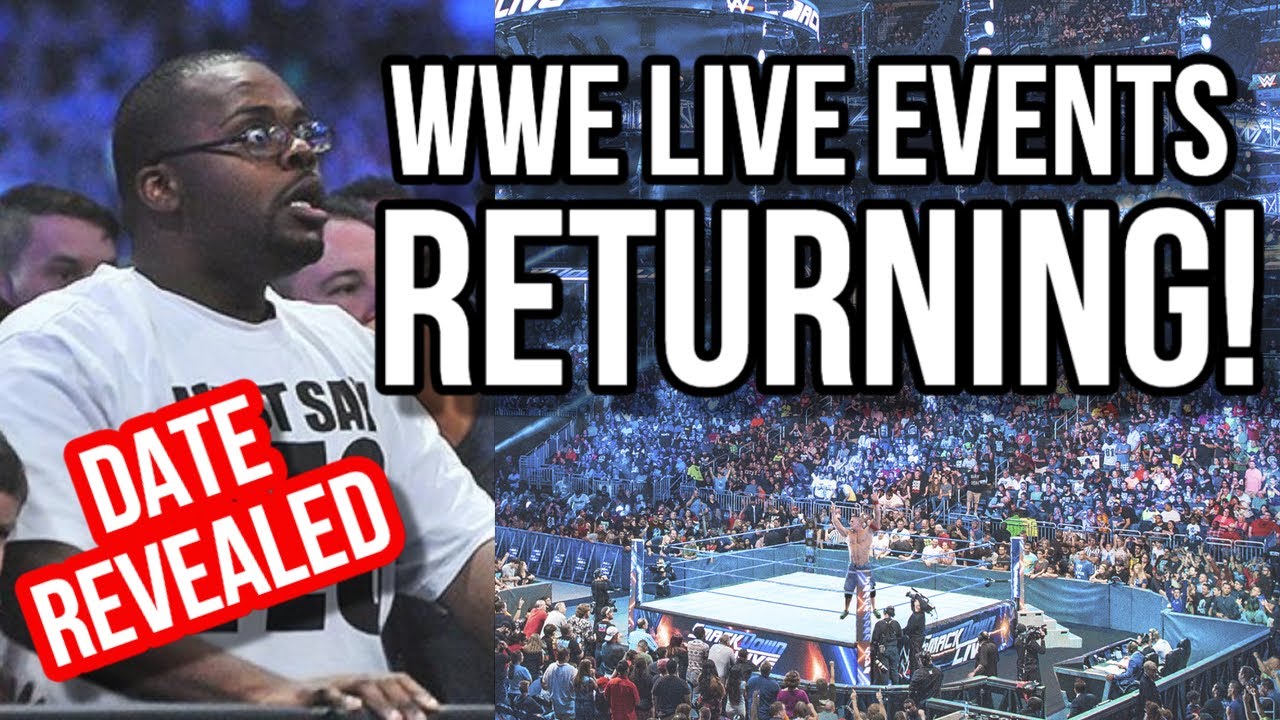 WWE Live Events Return! Date Revealed For First Show, Touring Details