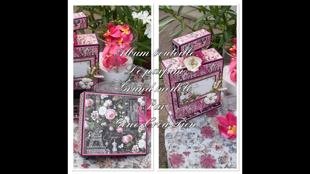 album bouteille de parfum grand modèle
