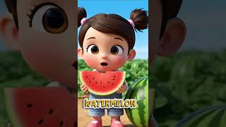Learn Fruit Names with Bibi! 🍎 Tasty Fruit Song for Kids #shorts