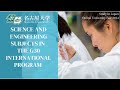 Science and Engineering Subjects in the G30 International Program