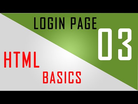 HTML basic sinhala 3|Login page|UG SE CN ISE CS|ICT|Web development