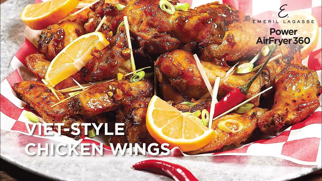 VietStyle Curry Chicken Wings Emeril Lagasse Power AirFryer 360