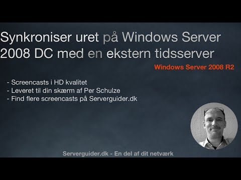 Video: Hvordan Synkronisere Tiden Med Serveren