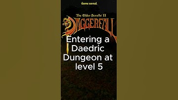 Daggerfall Unity: Entering a Daedric Dungeon at Level 5 #daggerfall  #daggerfallunity