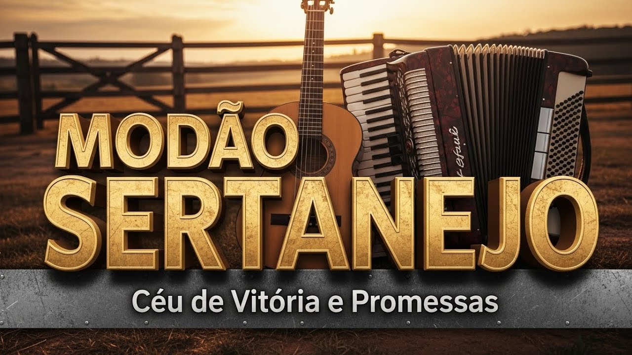 MODÃO SERTANEJO GOSPEL — Céu de Vitória e Promessas | Louvores Para Quem Não Desiste na Estrada
