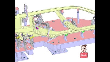 Car side panel welding equipment-industrial 3D model: machine-world.net P756