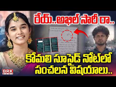 Shocking Truths In youtuber Komali Incident | Love Breakup | BRK News
