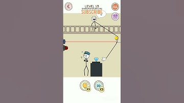 Thief puzzle 👀 level 13🔥android ⚡ ios #thiefpuzzle #shorts #gameplay