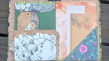 Interactive Junk Journal Page Ideas - Midnight Garden Page by Page Junk Journal Tutorials - page 4