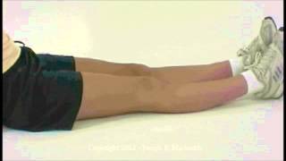 Quadriceps Set - Knee Exercise