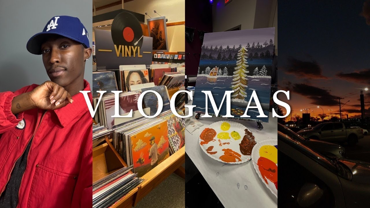 VLOGMAS, День 5... | Праздничная хандра + шопинг виниловых пластинок, свидание в одиночестве, бол...