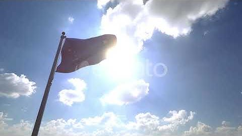 Alaska State Flag on a Flagpole V4 - 4K | Motion Graphics - Envato elements