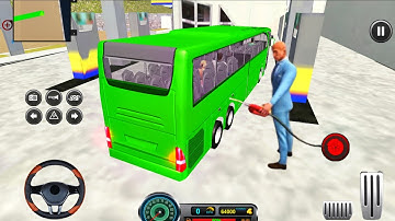 Best Bus Games 2025 - Real Uphill Coach Bus Offroad Driving Video Game - Android GamePlay