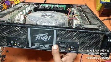 Peavey cs4080 amplifier repair