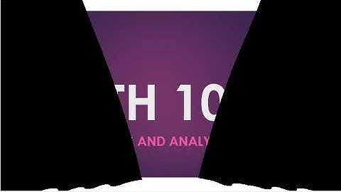 MTH101 - Calculus and Analytical Geometry Quiz By Online Virtual University