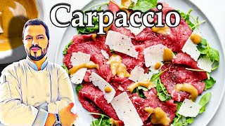 Recette carpaccio كارباتشيو لحم