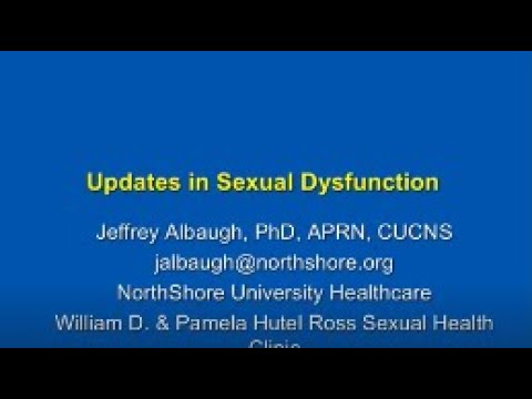 Updates in Sexual Dysfunction