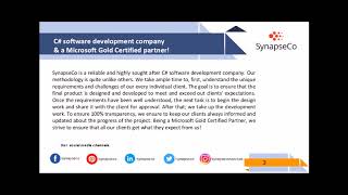 C# software development company & a Microsoft Gold Certified Partner!