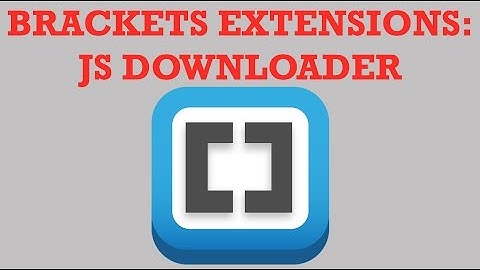 Brackets Extensions - JSDownloader