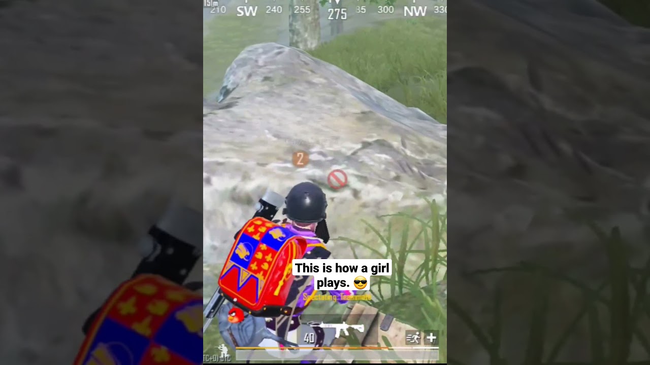 This is how a Girl plays ! 😎😱    