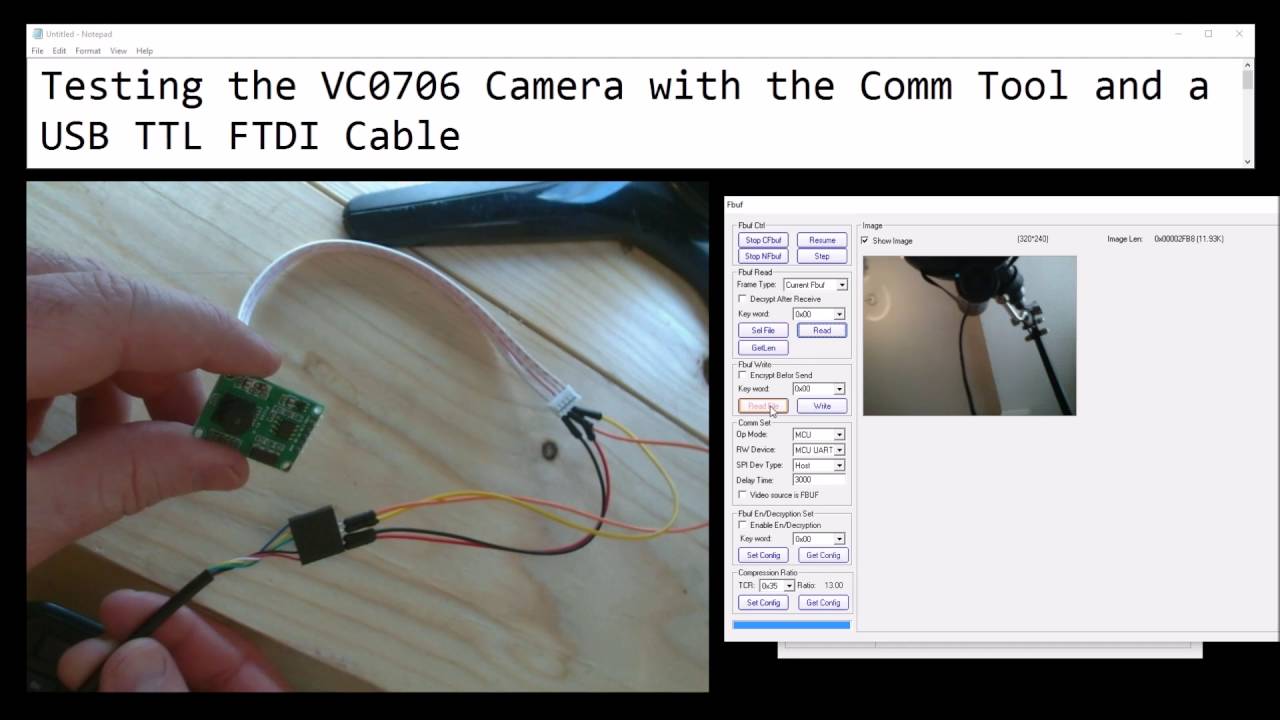 Ttl serial camera arduino free