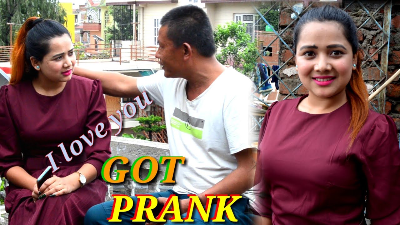 New nepali prank-आई लभ यु got prank हिमान्जलि बोहरा prank dipak lama