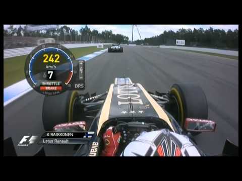 Kimi Raikkonen onboard Germany 2012