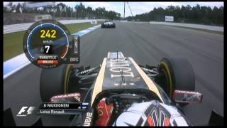 Kimi Raikkonen onboard Germany 2012